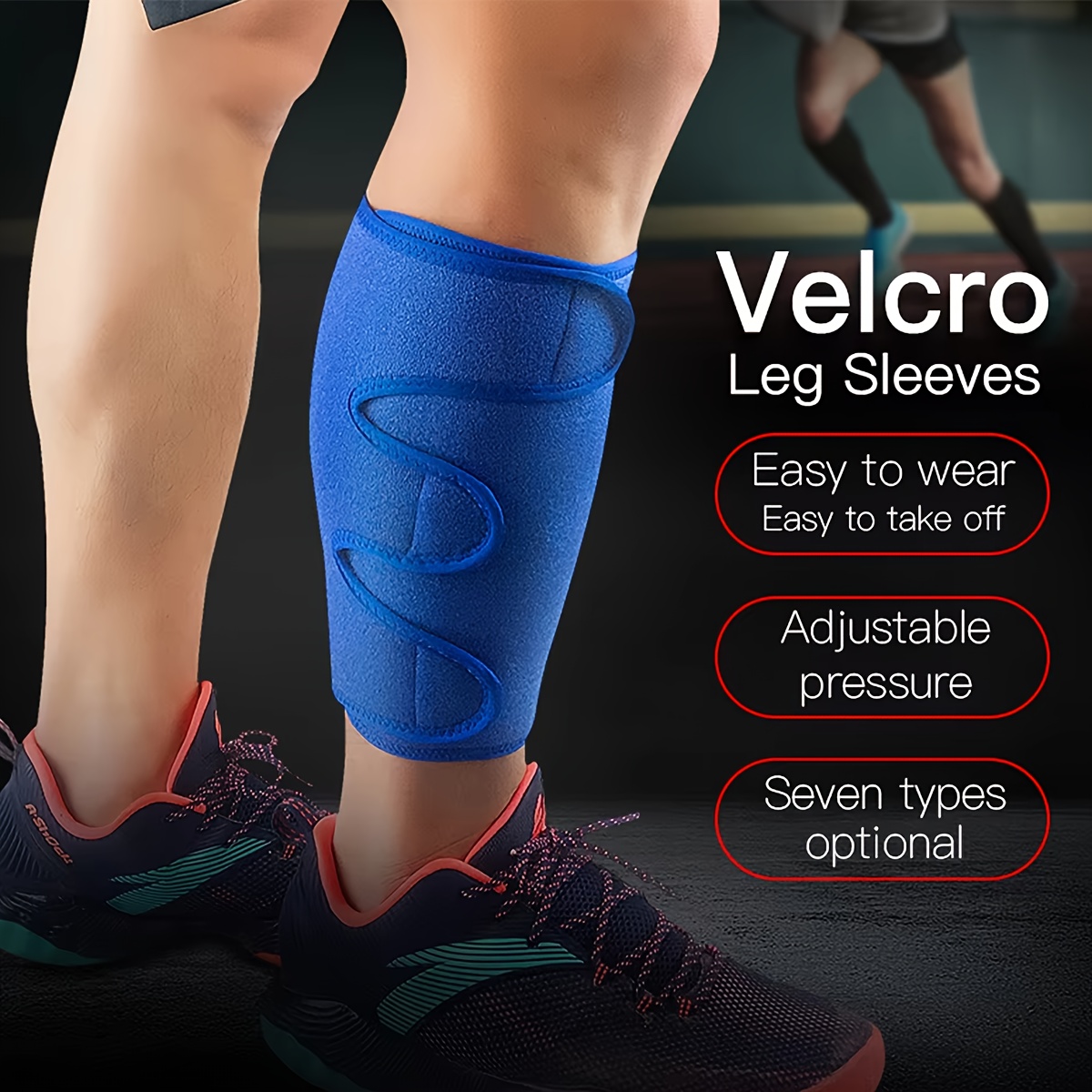 Shin Guard Crossfit - สนับแข้งแบบปรับได้ 1 ชิ้น สำหรับกีฬาครอสฟิต ป้องกันการบาดเจ็บ ใช้ได้กับการปั่นจักรยาน