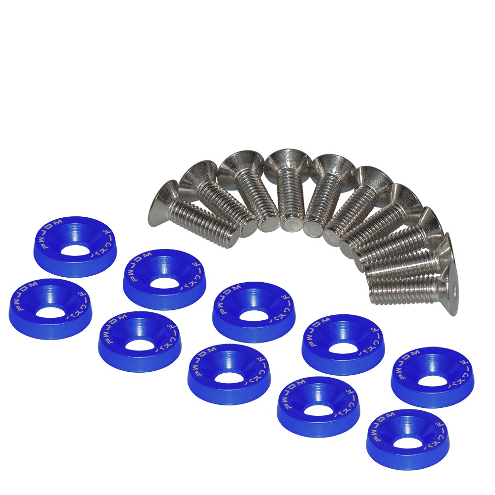 Bumper Plate 10Kg - 10PCS M6 JDM รถ Hex Fender