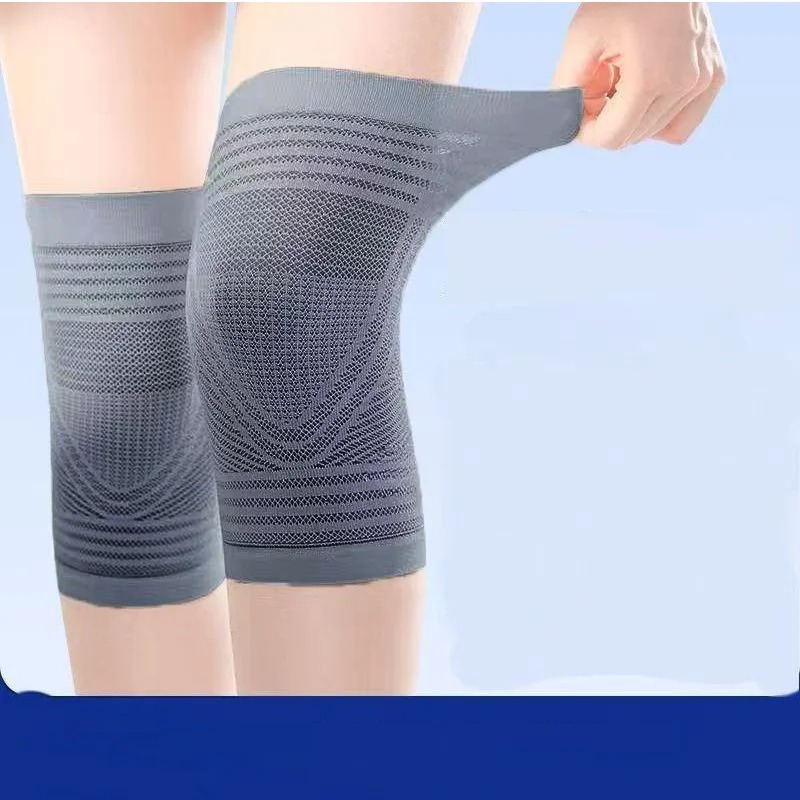 Knee Sleeve Pair - ปลอกรัดเข่าแบบบาง ระบายอากาศได้ดี กันลื่น ใช้ได้ในฤดูร้อน ช่วยพยุงข้อต่อ ให้ความอบอุ่น