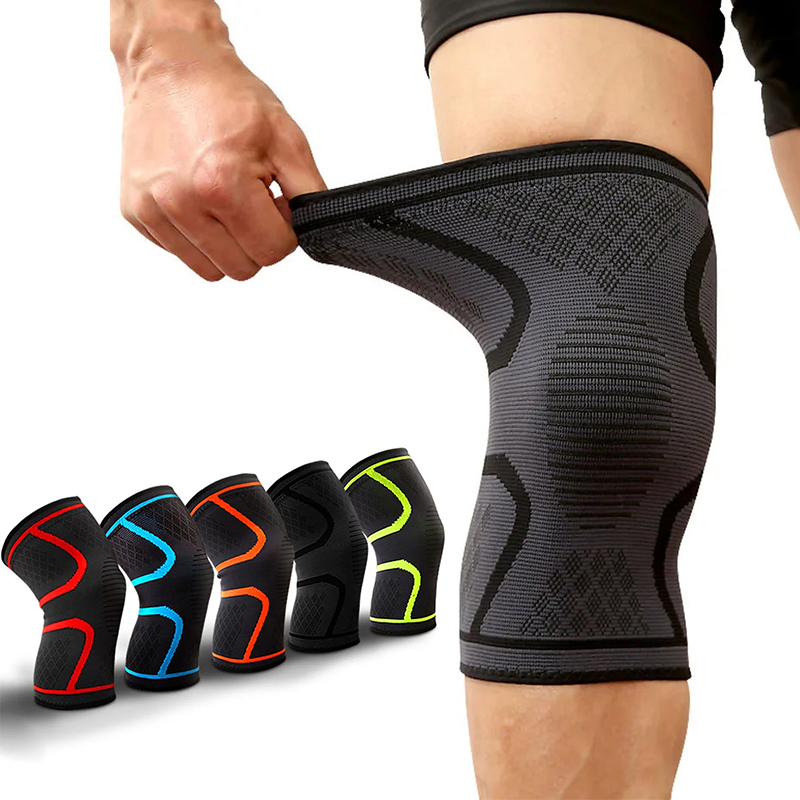 Knee Sleeve Pair - แผ่นรองเข่าแบบรัดกระชับ 1 ชิ้น สำหรับโรคข้ออักเสบ ป้องกันข้อต่อ รองรับการเล่นกีฬา