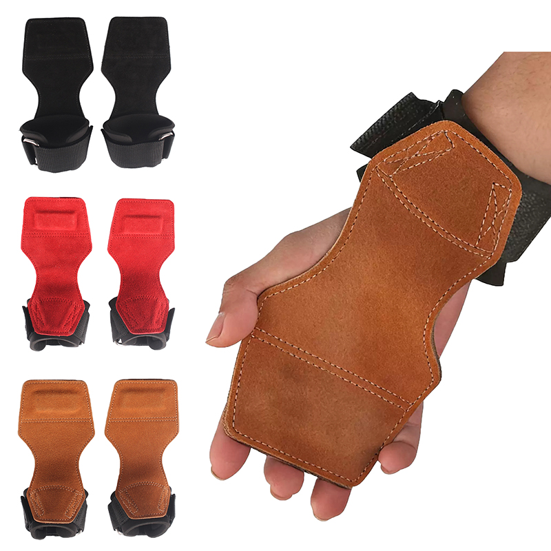 Crossfit Lifting Gear - ถุงมือยกน้ำหนักหนังหนา, แผ่นป้องกันฝ่ามือ, ถุงมือกันลื่น, แผ่นป้องกันฝ่ามือแบบใหม่สำหรับครอสฟิตยิมนาสติก, จับถนัดมือ