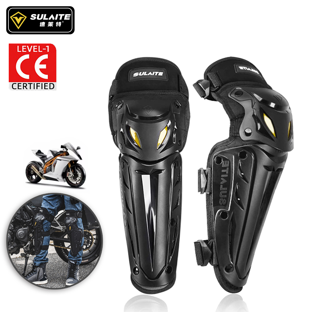 Shin Guard Crossfit - SULAITE รถจักรยานยนต์สนับเข่าปรับจักรยานเสือภูเขาสนับแข้งสําหรับผู้ใหญ่, ATV วิบากสเก็ตบอร์ดอุปกรณ์ป้องกัน