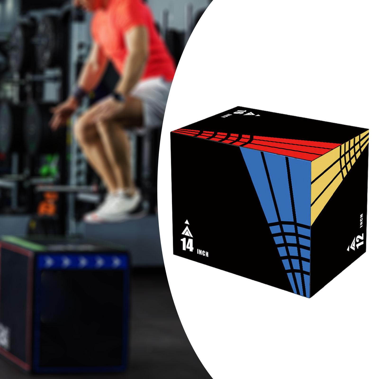 กล่องกระโดด 3-in-1 สำหรับฝึกคว - Box Jump Plyo บทวิจารณ์และราคา