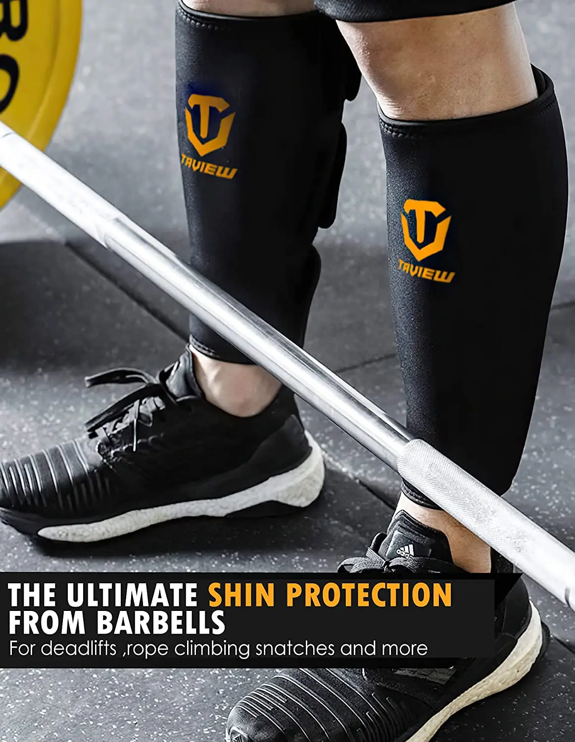 ยกน้ําหนัก Deadlift Shin Guard - Shin Guard Crossfit บทวิจารณ์และราคา