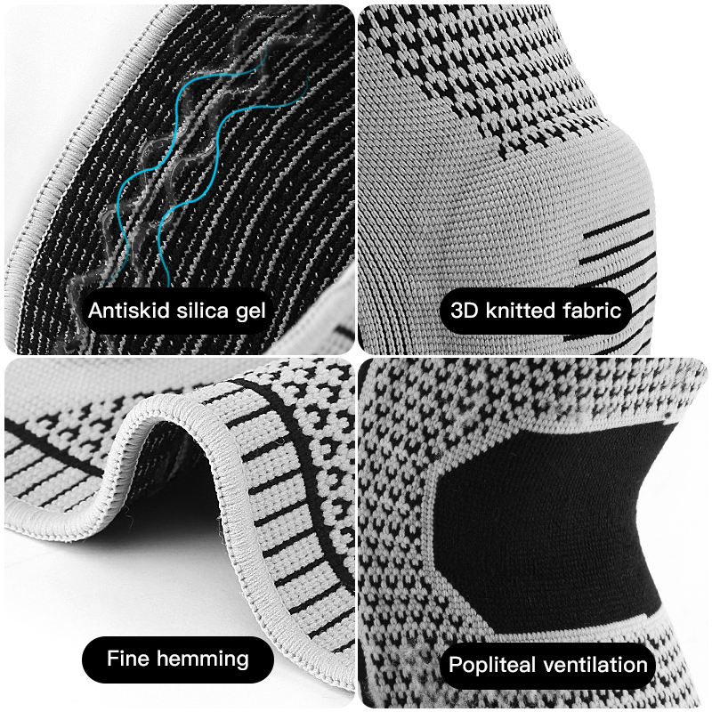 สนับเข่าแบบเดี่ยวพร้อมสปริงรอง - Knee Sleeve Pair บทวิจารณ์และราคา