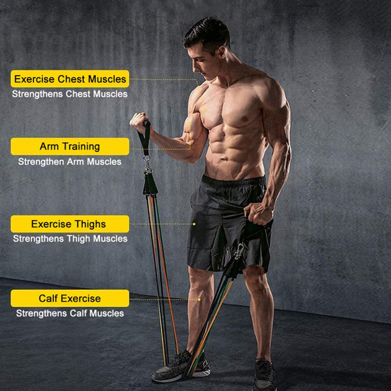 สายรัดข้อเท้าขาสำหรับออกกำลังก - Pull Up Assist Band บทวิจารณ์และราคา
