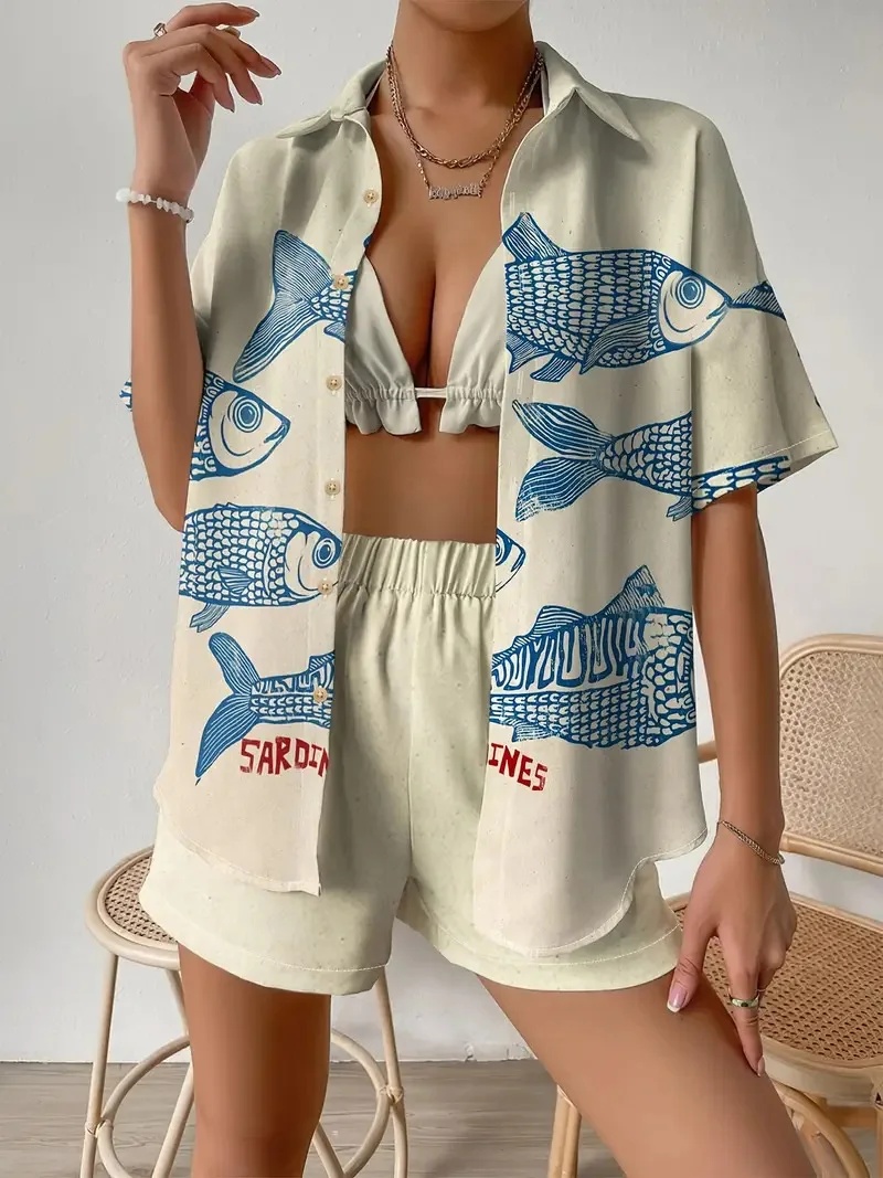 แฟชั่นพิมพ์ Beach Holiday 2 ชิ - Knee Sleeve Pair บทวิจารณ์และราคา